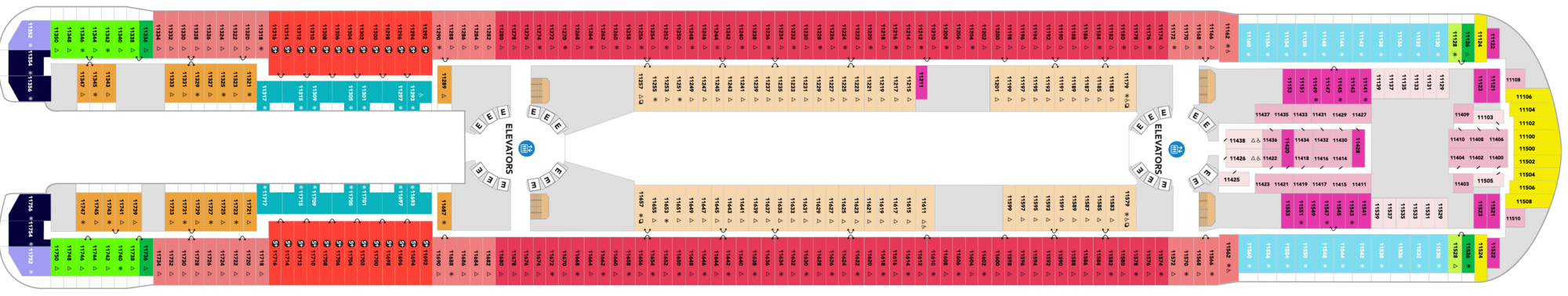 Deck 11 plan